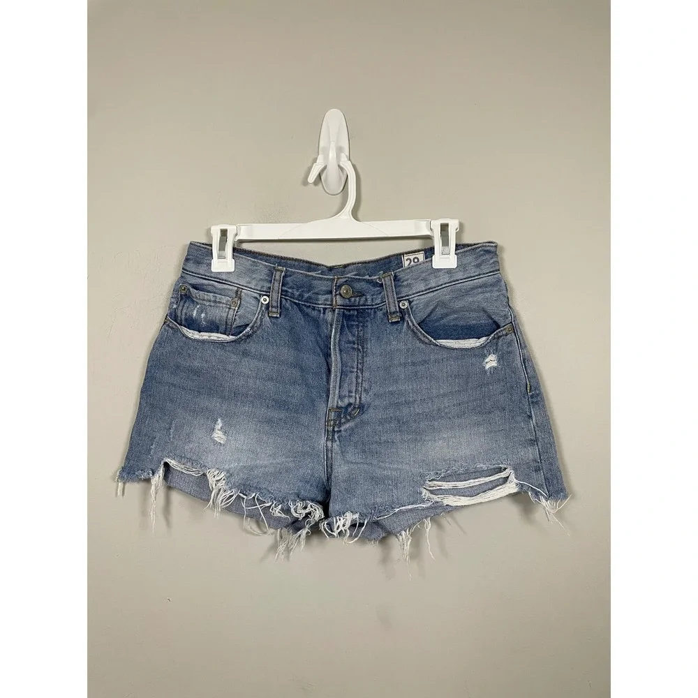 Free‎ People We The Free Distressed Cutoff Denim Short Size 29